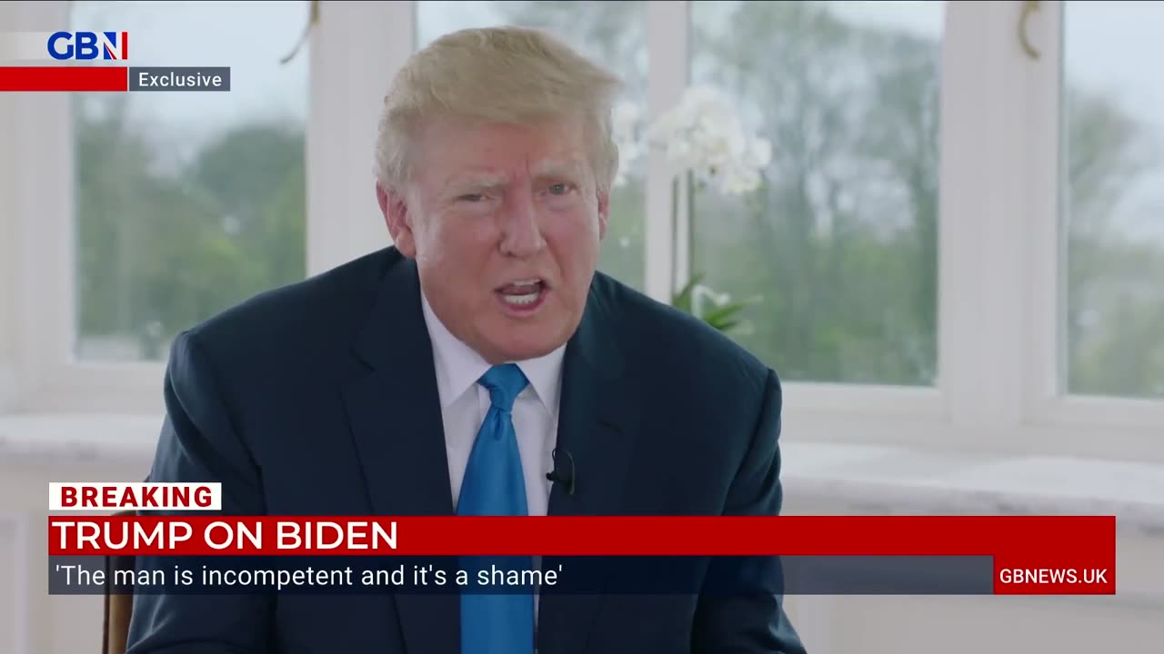 Trump slams Joe Biden and his lack of leadership