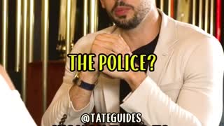 Andrew Tate never talks to the police