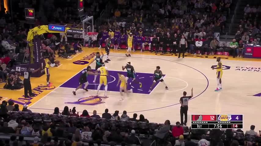 Lakers vs Portland Trail Blazers 1st Qtr Highlights Part 1 Nov 30 NBA Season 2022-23