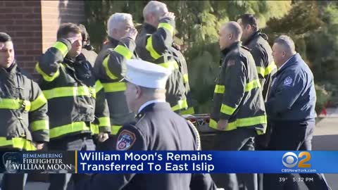 Fallen FDNY Firefighter William Moon's remains transferred to Long Island