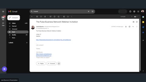 The Pulse Business Network Webinar Invitation