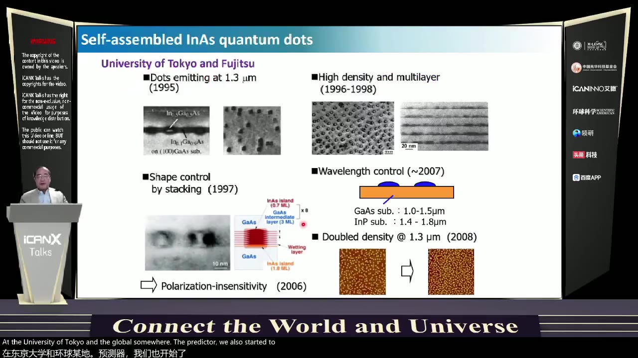 icanX Vol 43 Quantum Dots - Yasuhiko Arakawa (Guest: Xinqiang Wang; X-Challenger: Changhao Li) 2020