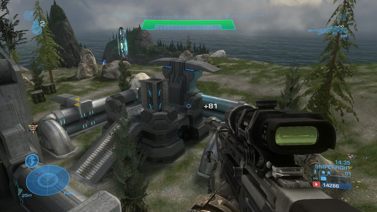 Halo Reach (MCC) Sniperfight on Installation 04 Map