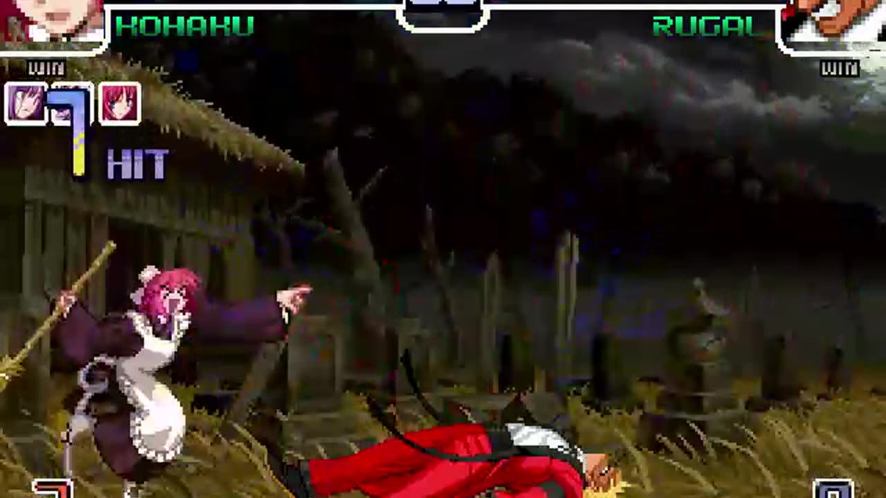 Hisui, Kohaku, Mech Hisui, and the fleet (Me) vs Rugal Bernstein