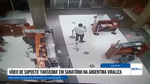 Vídeo de suposto 'fantasma' em sanatório na Argentina viraliza