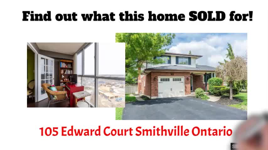 💥Find out what this home SOLD for💥 105 Edward Court Smithville Ontario