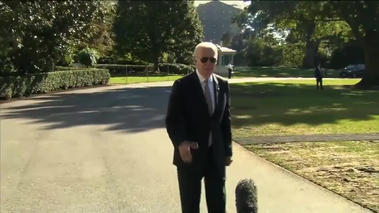 Biden Decides To End Conversation In The Creepiest Way Possible