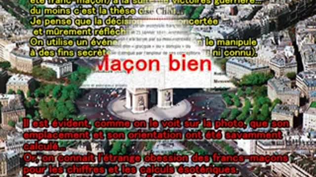 Demonic elements hidden in the architecture of Arc De Triomphe de l'Etoile