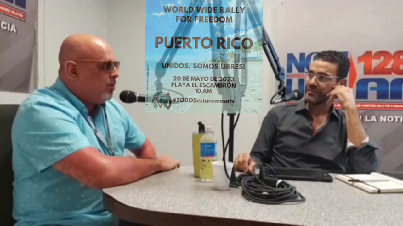 10 de Mayo de 2023 en "La Hornilla Caliente con José Chaparro" en NotiUno 1280AM y 92.1FM (Arecibo)