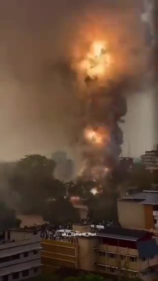 A fire outbreak in India has occurred at a storage facility where fireworks are kept.