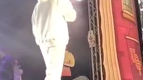 YoungstaCPT performs 'Dear Rikhado,Love Riyadh'