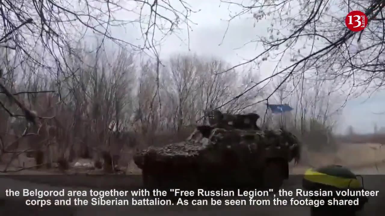 Footage of "Getica" group of Romanians joining operations on Russian territory