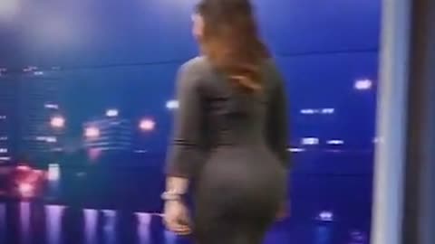 Felicia Combs Grey Dress BTS Easy On The Eyes