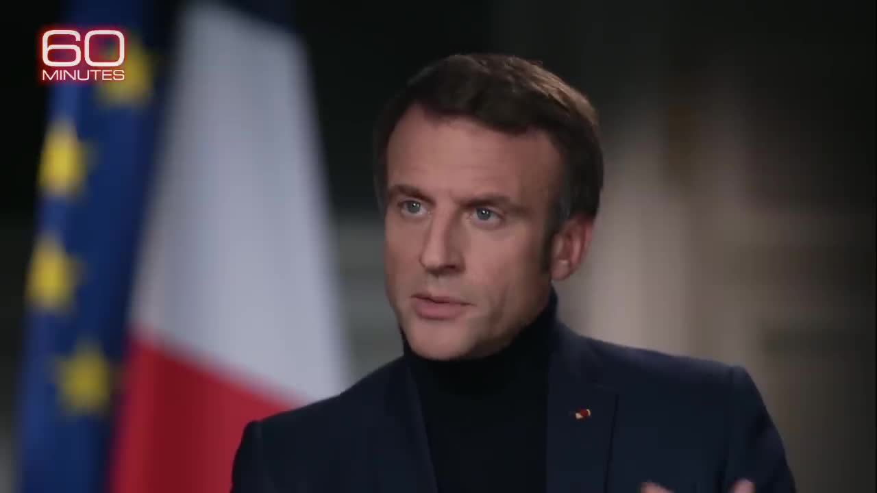 Emmanuel Macron on Russia and Ukraine | 60 Minutes