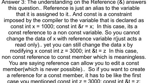 const reference to nonconst object