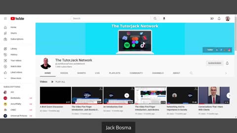 https://www.youtube.com/@JackBosmaTutorJackNetwork