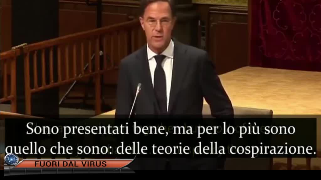 GREAT RESET: PRIMO MINISTRO OLANDESE SBUGIARDATO – Fuori Dal Virus n.015.SP