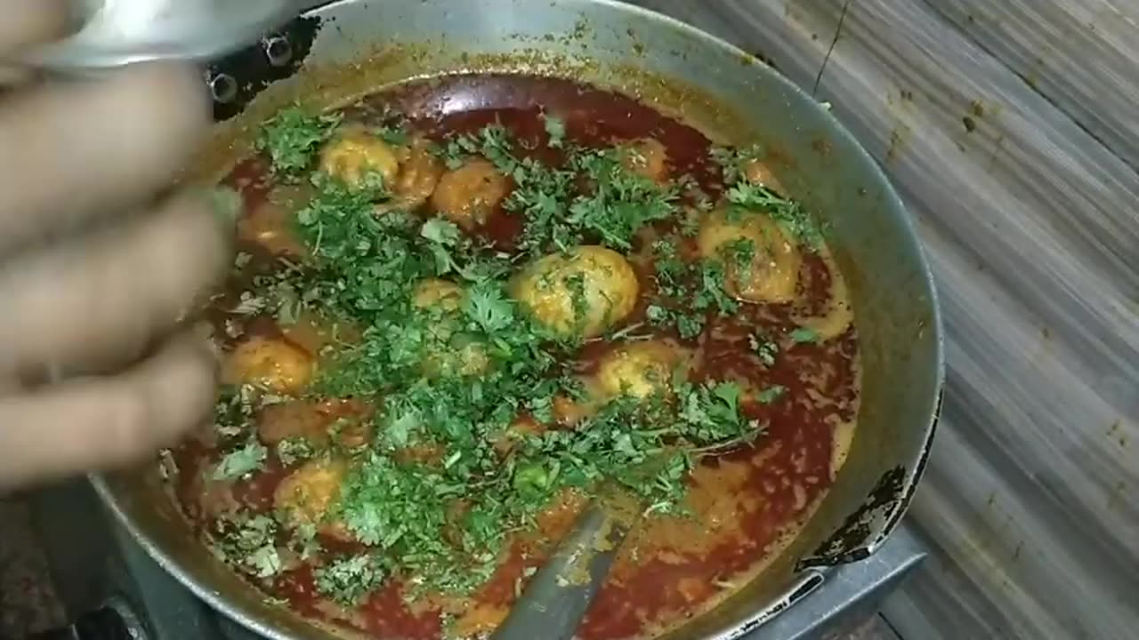 Egg Curry Recipe. Dhaba Style Egg Curry.