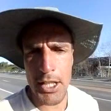 5:34pm, THE BROWN STREAM LIVES ON. Apr 15.