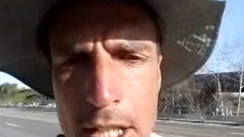 5:34pm, THE BROWN STREAM LIVES ON. Apr 15.