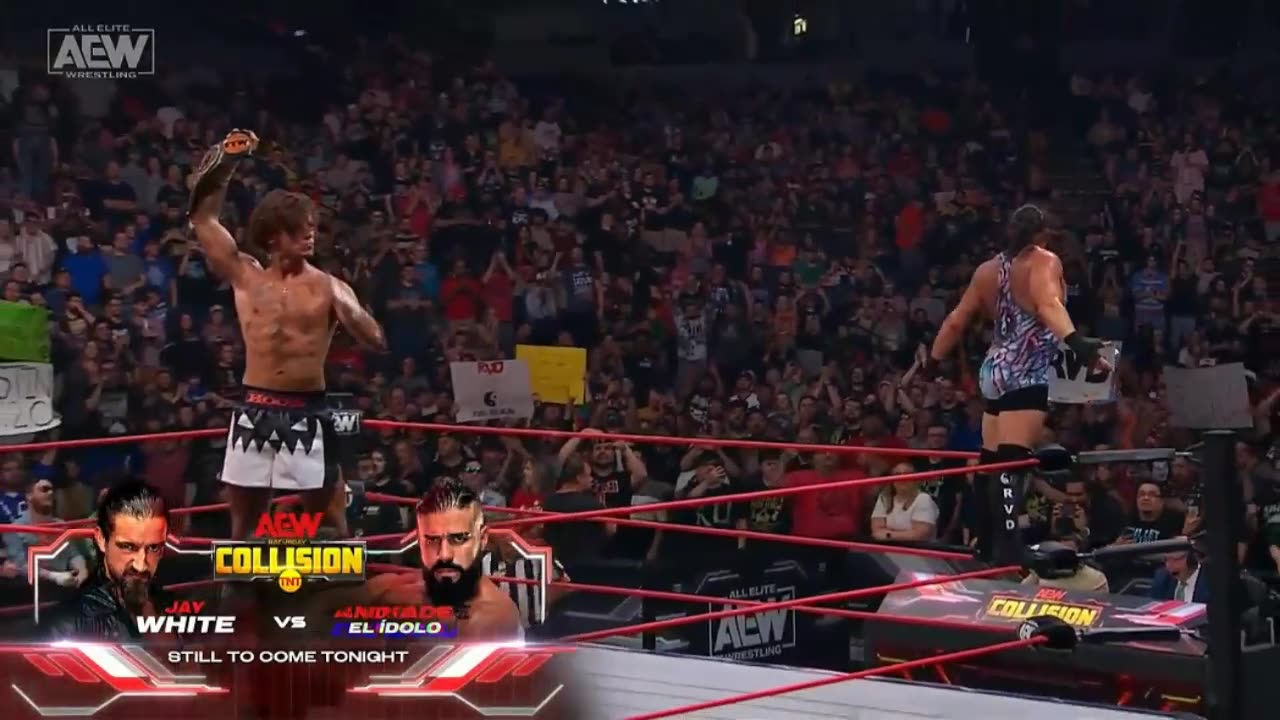 ROB VAN. DAM latest AEW Match
