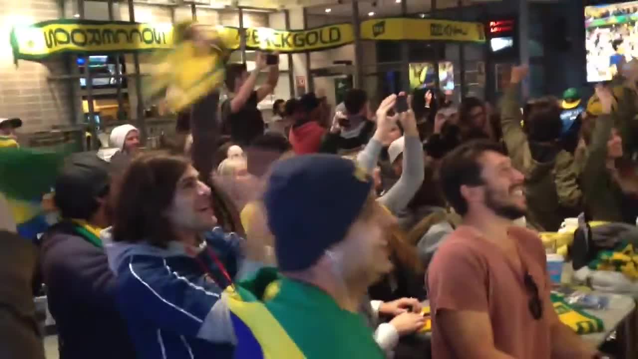 World Cup 2014 - Brazil's second goal against Croatia.