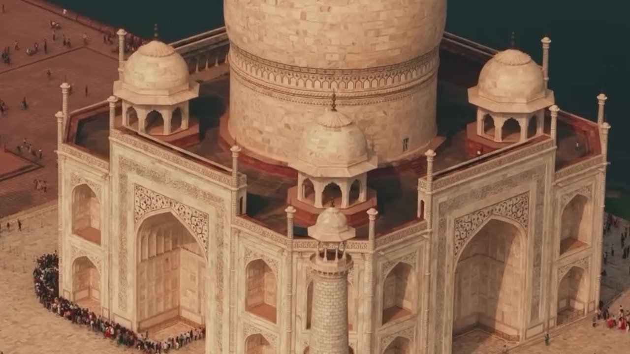 TAJ MAHAL DRONE VIEW FROM MY DJMAVIK