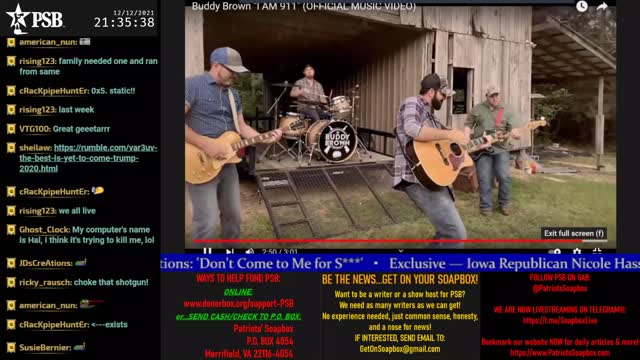 2021-12-12 20:00 EST - For The Republic: With Alan Meyers