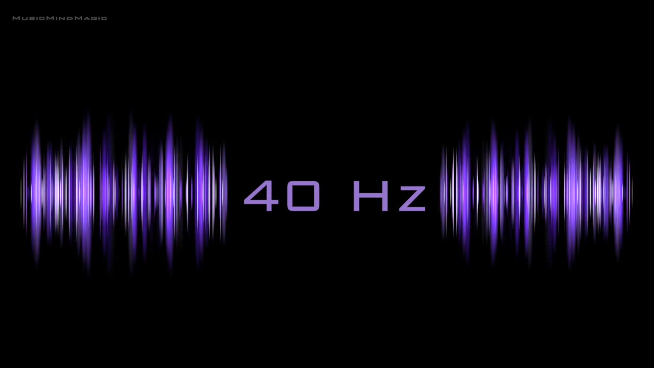 Gamma Brainwave Meditation, 40Hz Frequency,