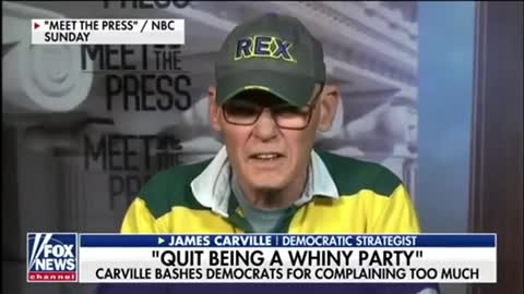 James Carville quit being a Whitney party talking about democrat supporters