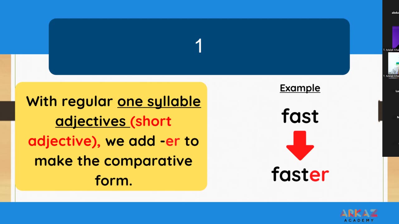 comparative adjectives