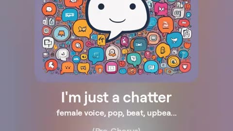 I'm just a chatter (#song by me) #chatting #chatters (#orginal)