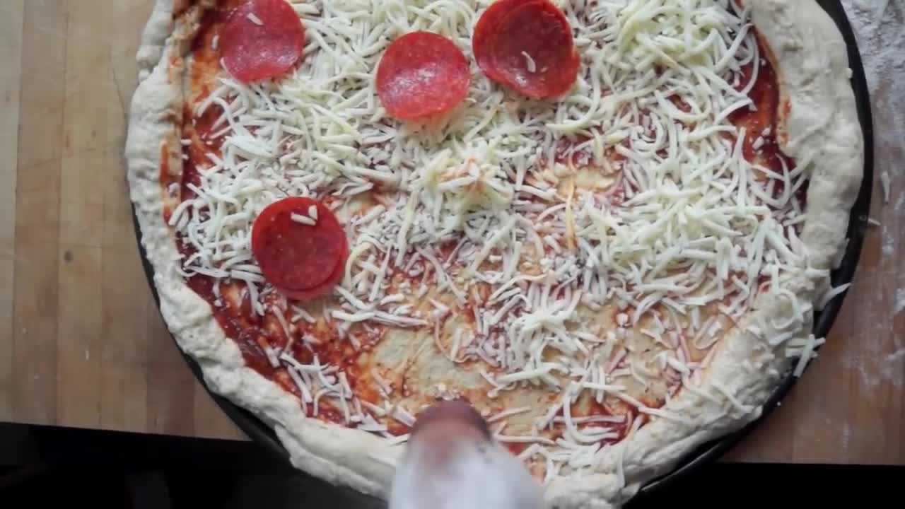 Dog Makes Pizza_ Cute Dog Maymo