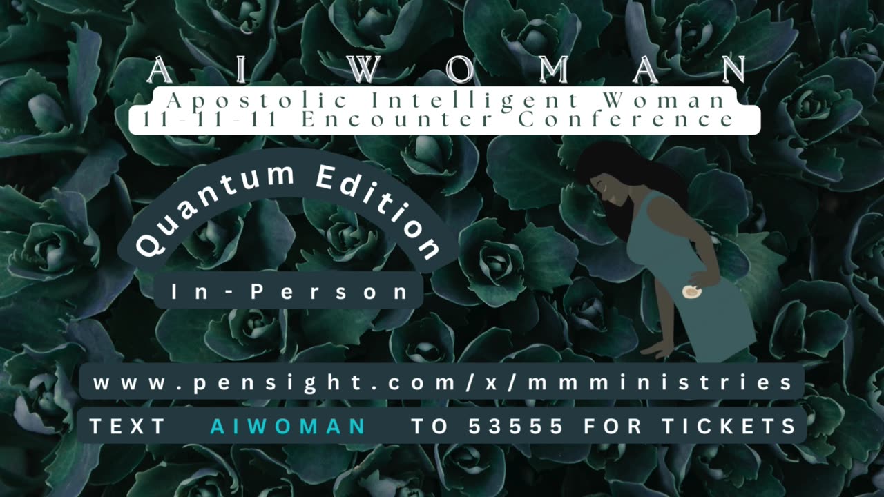 Text AIWOMAN to 53-555 For Tickets and Registration
