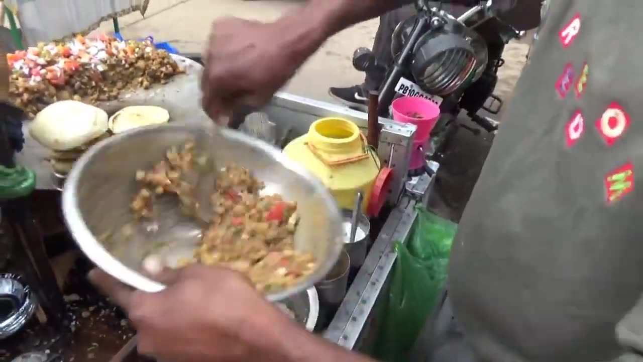 Comida de rua indiana -Indian street food