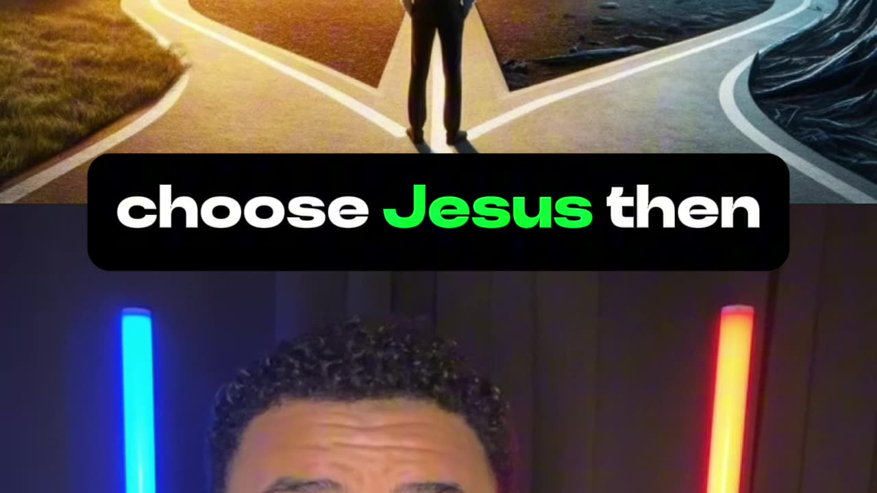 Jesus: “Which road do you choose”⁉️😢