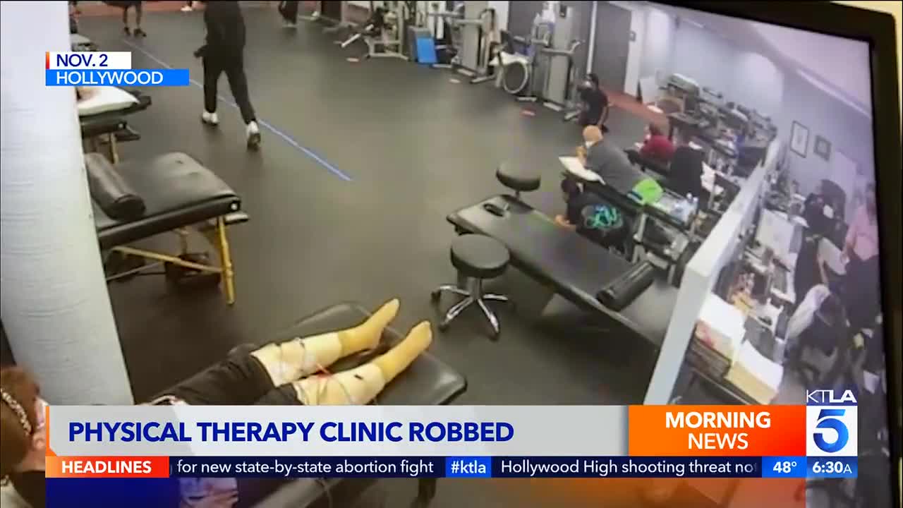 Physical Therapy Clinic Robbed In Shithole Los Angeles