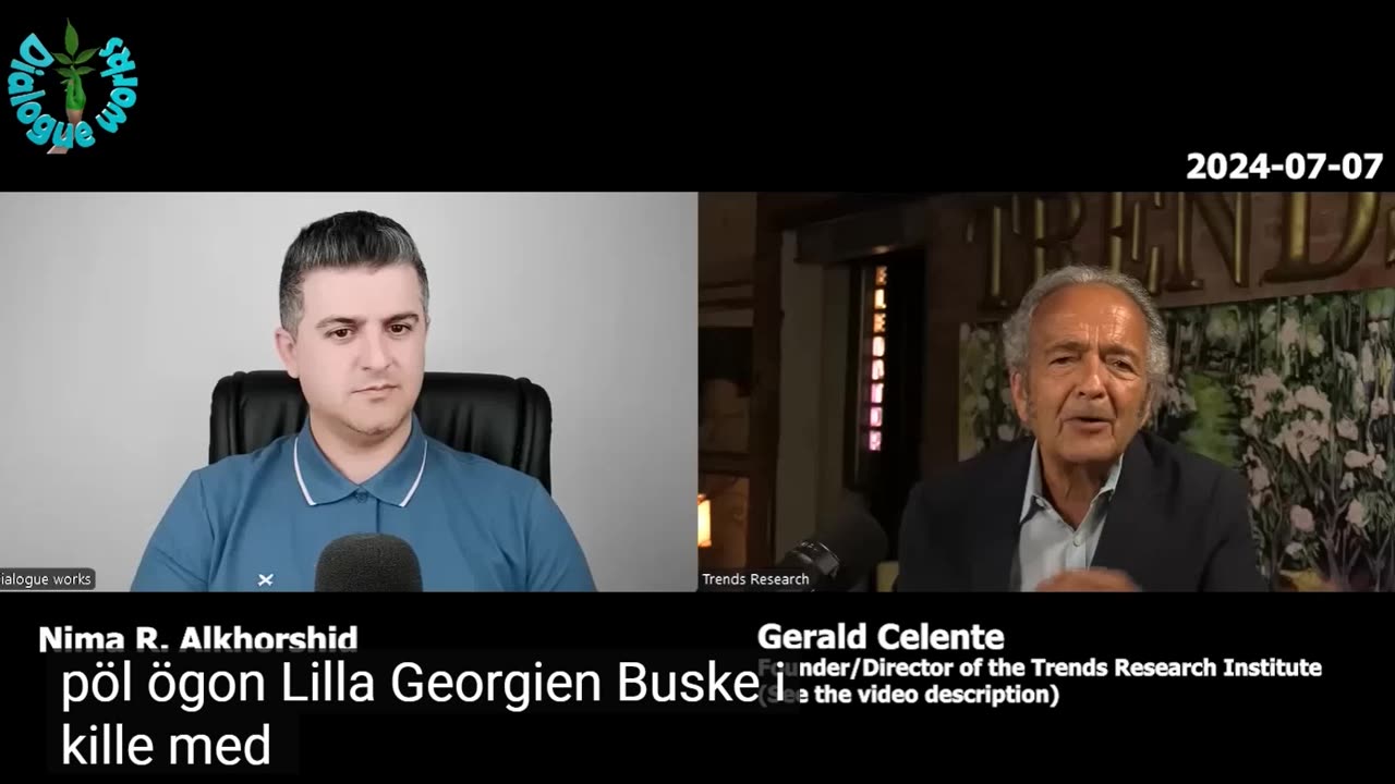 # 1026 - Gerald Celente: Nato desperata när Ukraina faller sönder. SVENSKTEXTAD