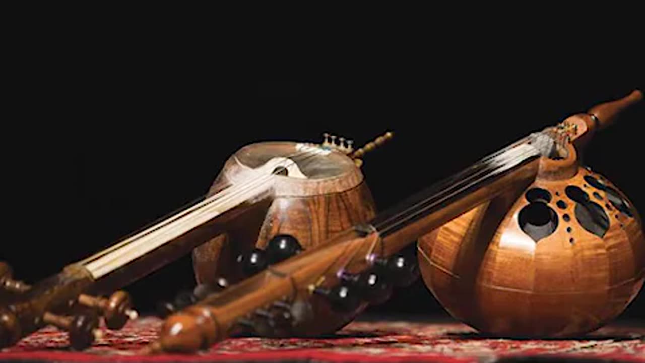 Music for peace of mind, beautiful wordless tradition in style and display of ancient Iranian works