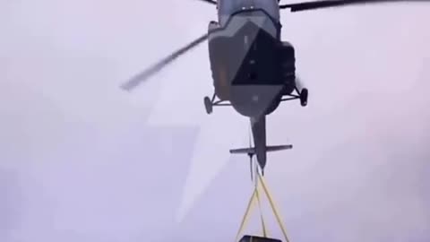 Helicopter and car are not a good combination