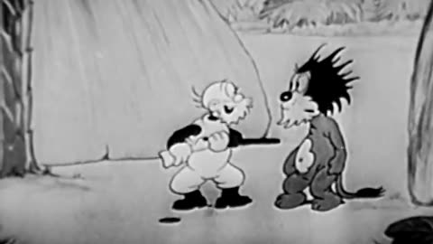 Terrytoons - 1933x23 - Streamlined Robinson Crusoe