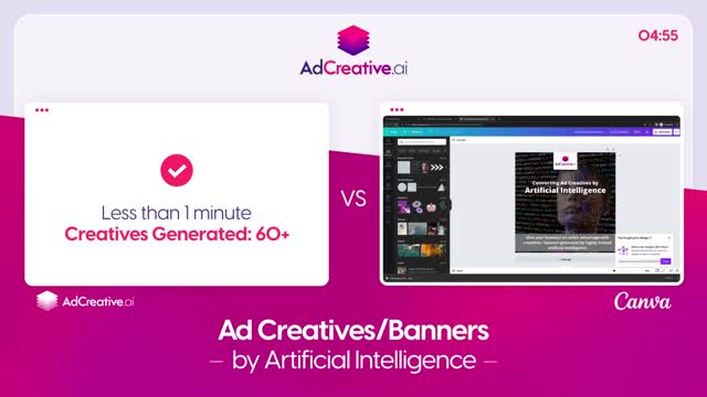 adcreative ai vs canva ad banners