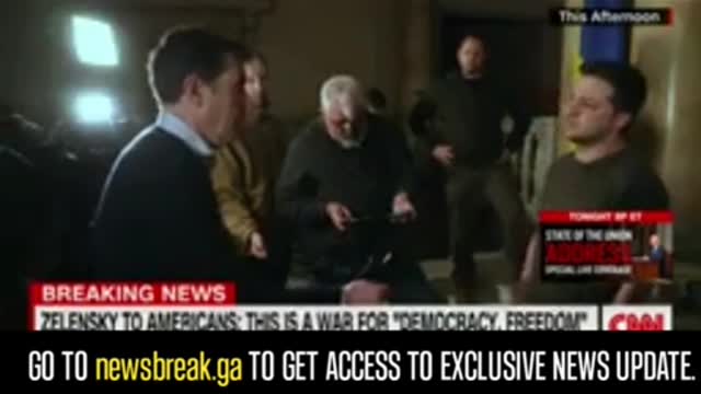 Cnn Interview Ukraine President In A Bunker