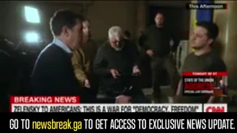 Cnn Interview Ukraine President In A Bunker