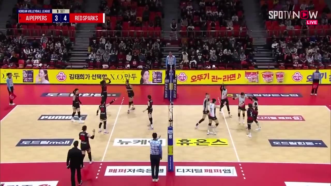 V-LEAGUE - Higlights - [Megawati] Red sparks VS Ai pepers