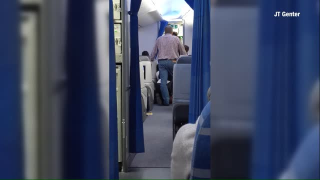 Airline passenger arrested over alleged attempt to storm cockpit