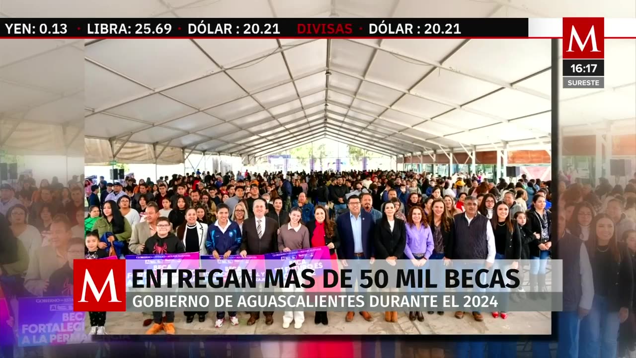 Entregan becas educativas a estudiantes en Jesús María, Aguascalientes