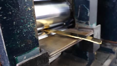 process of making 99.99% pure gold bars to a very satisfactory level.