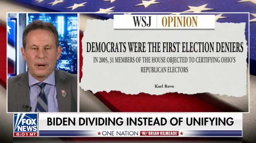 Kilmeade's Message To Biden On How To Unite America!