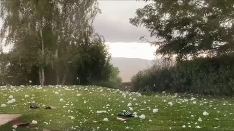 Everyone's Trying To Save Theirselves! Storm, Flood, Hail Devastate Croatia